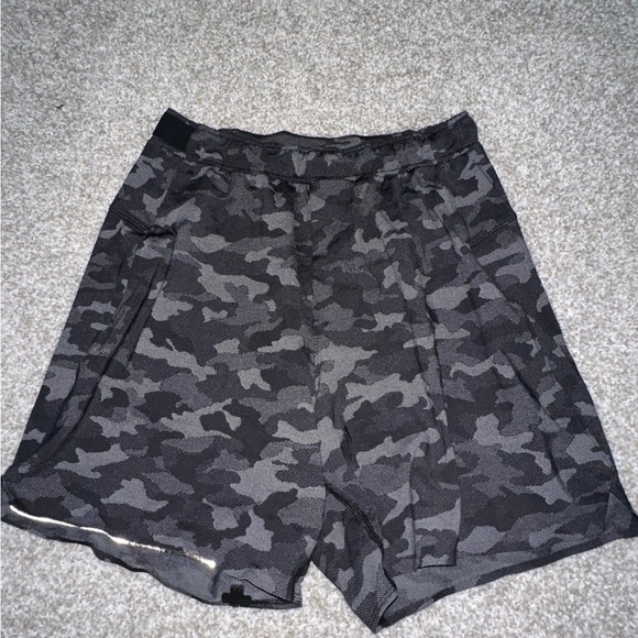 lululemon athletica Other - Lululemon Surge Short *Liner 6" Variegated Mesh Camo Black